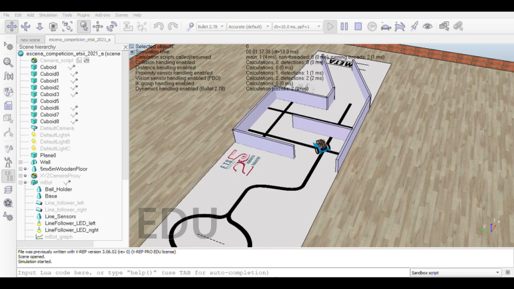 Simulación del circuito a resolver